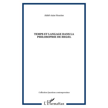 Temps et langage dans la philosophie de Hegel