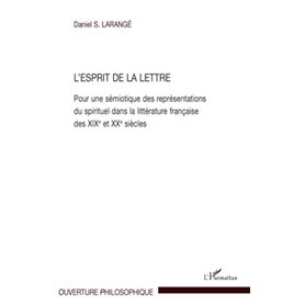 L'Esprit de la Lettre