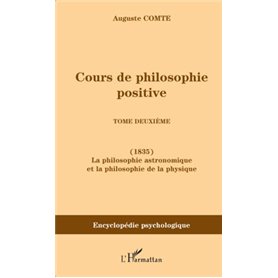 Cours de philosophie positive