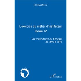 L'exercice du métier d'instituteur