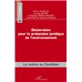 Déclaration pour la protection juridique de l'environnement