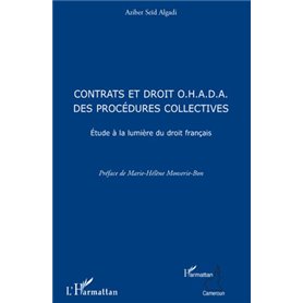 Contrats et droit O.H.A.D.A. des procédures collectives