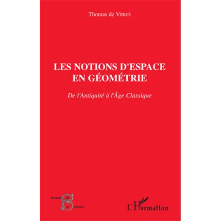 Les notions d'espace en géométrie