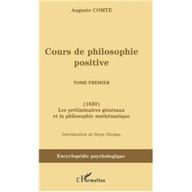 Cours de philosophie positive