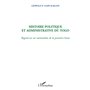 Histoire politique et administrative du Togo