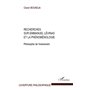 Recherches sur Emmanuel Lévinas et la phénoménologie