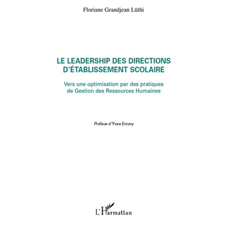 Le leadership des directions d'établissement scolaire