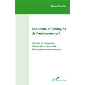 Economie et politiques de l'environnement