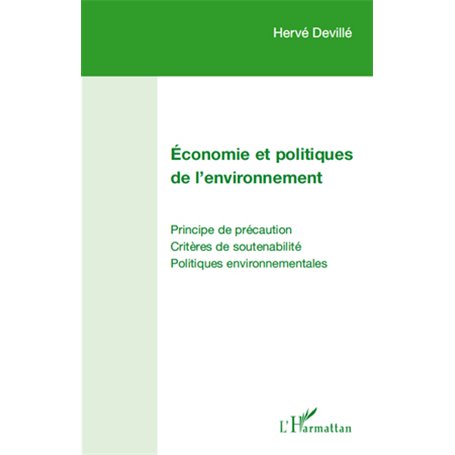 Economie et politiques de l'environnement