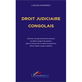 Droit judiciaire congolais