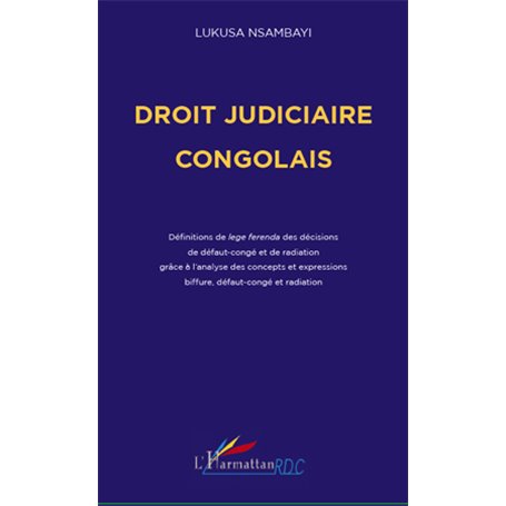 Droit judiciaire congolais