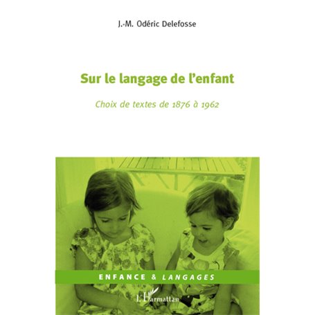 Sur le langage de l'enfant