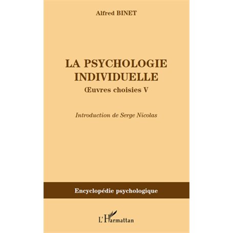 La psychologie individuelle