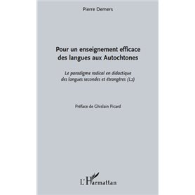 Pour un enseignement efficace des langues aux autochtones