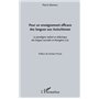 Pour un enseignement efficace des langues aux autochtones