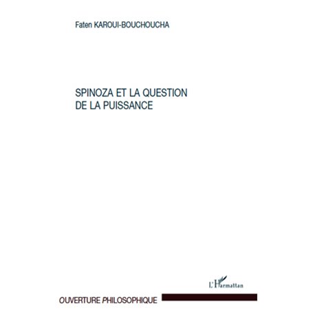 Spinoza et la question de la puissance