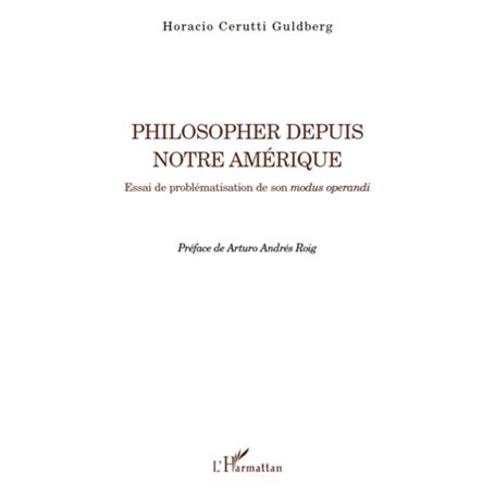 Philosopher depuis notre Amérique