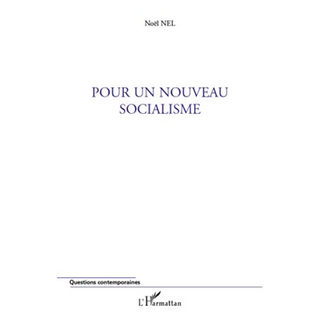 Pour un nouveau socialisme