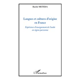 Langues et cultures d'origine en France