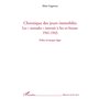 Chronique des jours immobiles