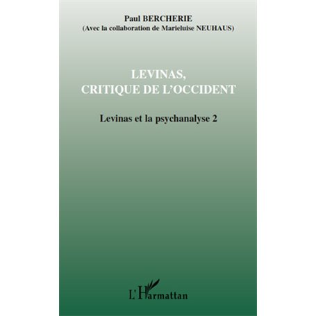 Lévinas, critique de l'Occident