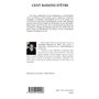 CENT RAISONS D'ETRE   ROMAN