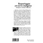 Reportages en terre indigène