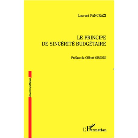 Le principe de sincérité budgétaire