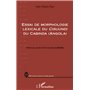 Essai de morphologie lexicale du Cisuundi du Cabinda (Angola)