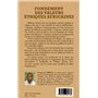 Fondement des valeurs éthiques africaines