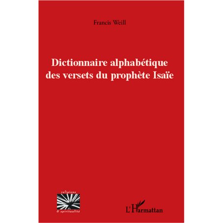 Dictionnaire alphabétique des versets du prophète Isaïe