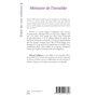 Mémoire de l'invisible