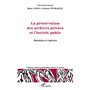 La préservation des archives privées et l'intérêt public