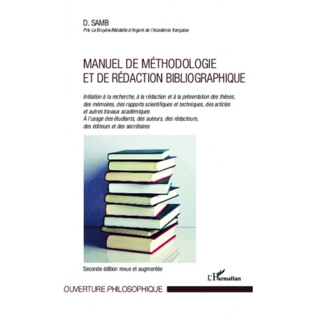 Manuel de méthodologie et de rédaction bibliographique