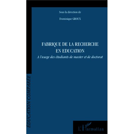 Fabrique de la recherche en éducation