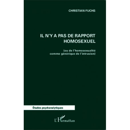 Il n'y a pas de rapport homosexuel