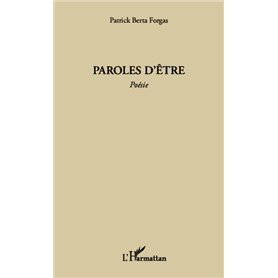 Paroles d'être
