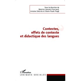 Contextes, effets de contexte et didactique des langues