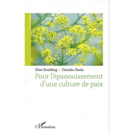 Pour l'épanouissement d'une culture de paix