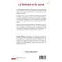 Le littéraire et le social