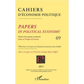 Cahiers d'économie politique 69
