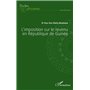 L'imposition sur le revenu en République de Guinée