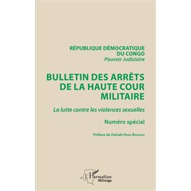 Bulletin des arrêts de la haute cour militaire