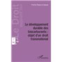 Développement durable des biocarburants : objet d'un droit transnational