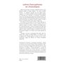 Lettres francophones en chronotopes