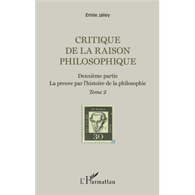 Critique de la raison philosophique