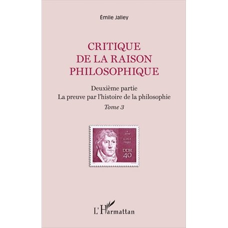 Critique de la raison philosophique