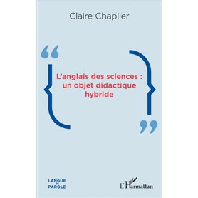 L'anglais des sciences : un objet didactique hybride