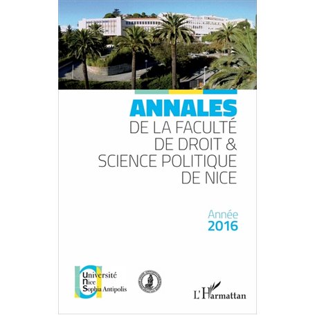 Annales de la faculté de Droit et Science politique de Nice