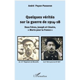 Quelques vérités sur la guerre de 1914-18